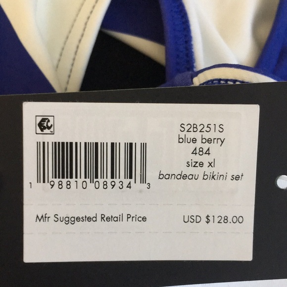 New Kate Spade Blue and White Striped Bikini - Picture 14 of 16